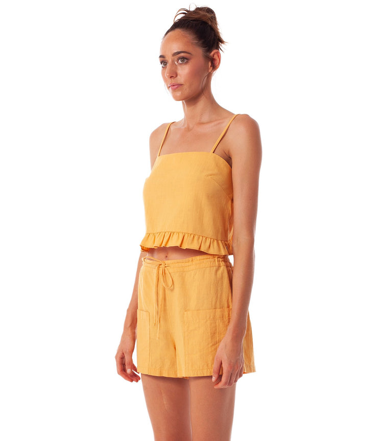 OASIS SHORT MUSTARD