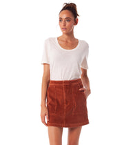 EDINBURGH SKIRT RUST