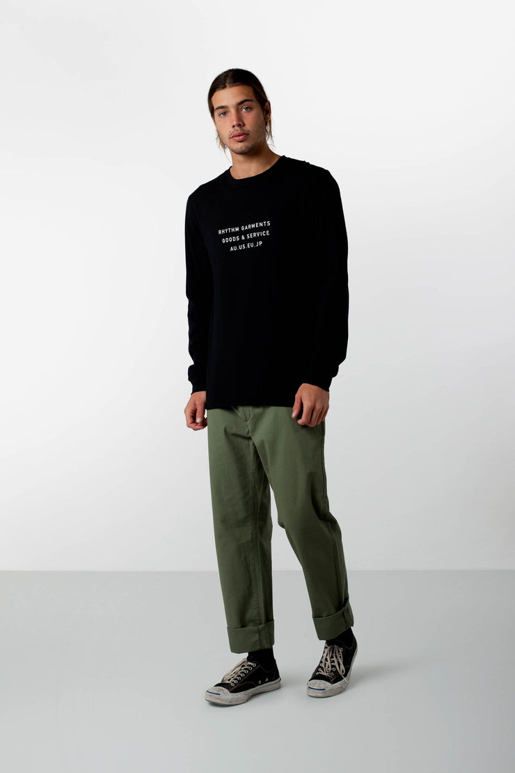 BASE LS T-SHIRT BLACK