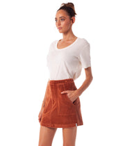 EDINBURGH SKIRT RUST