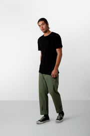 BASIC SLUB T-SHIRT BLACK