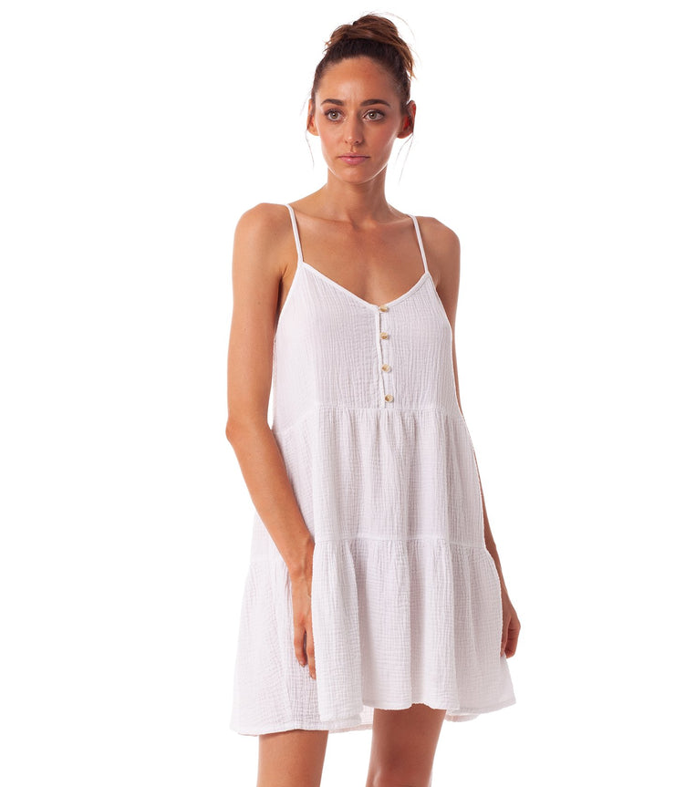 CAMILLE DRESS WHITE
