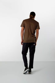 EVERYDAY STRIPE T-SHIRT VINTAGE OLIVE