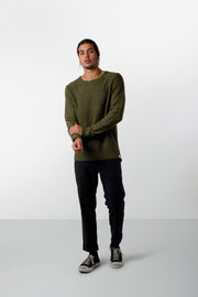 BELONGIL KNIT OLIVE