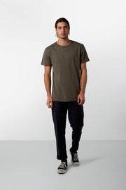 BASIC SLUB T-SHIRT OLIVE