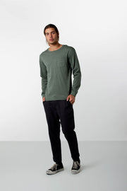 EVERYDAY WASH LS T-SHIRT OLIVE
