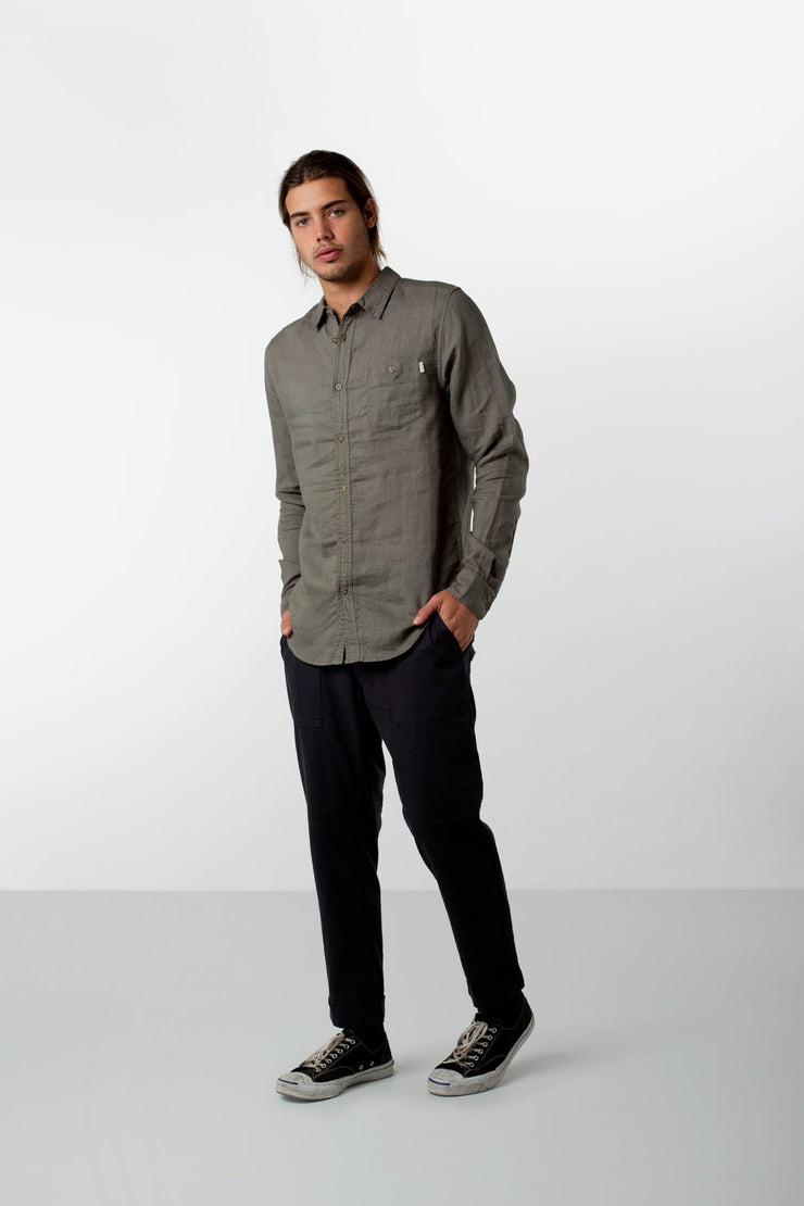 APARTMENT LS SHIRT VETIVER