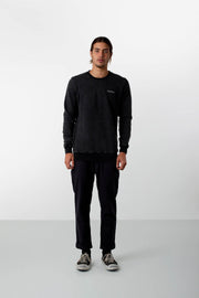 WASHED OUT PULLOVER DUSTED CHARCOAL
