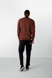 WASHED OUT PULLOVER DUSTED HENNA