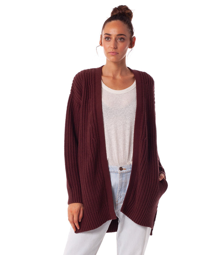 ALBERTA CARDI MULBERRY