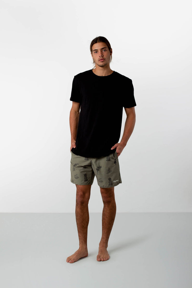 DUKE BEACH SHORT OLIVE