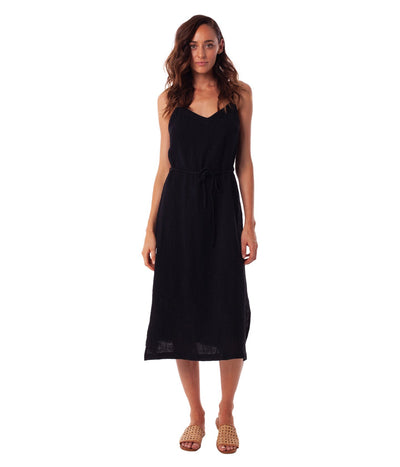 CAMILLE SLIP DRESS BLACK