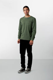 EVERDAY WASH LS T-SHIRT OLIVE