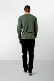 EVERDAY WASH LS T-SHIRT OLIVE