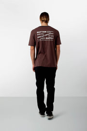 DECADE T-SHIRT VINTAGE BROWN