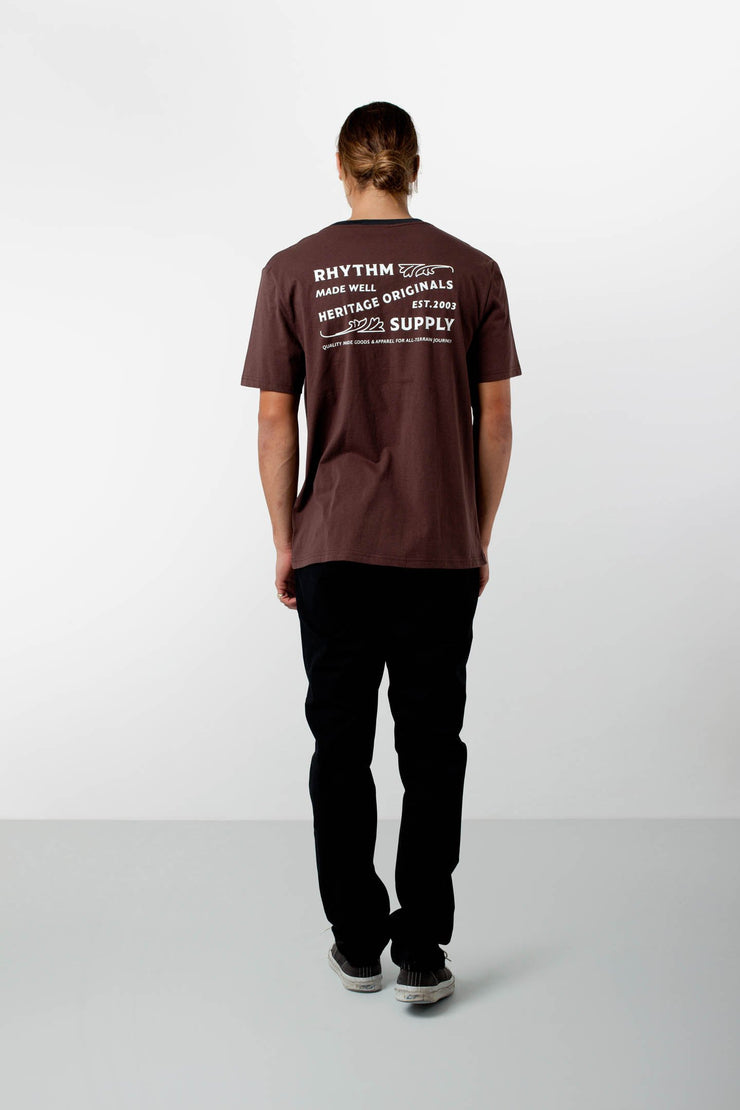 DECADE T-SHIRT VINTAGE BROWN