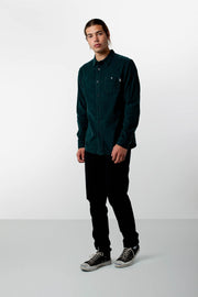 CORDUROY LS SHIRT PETROL