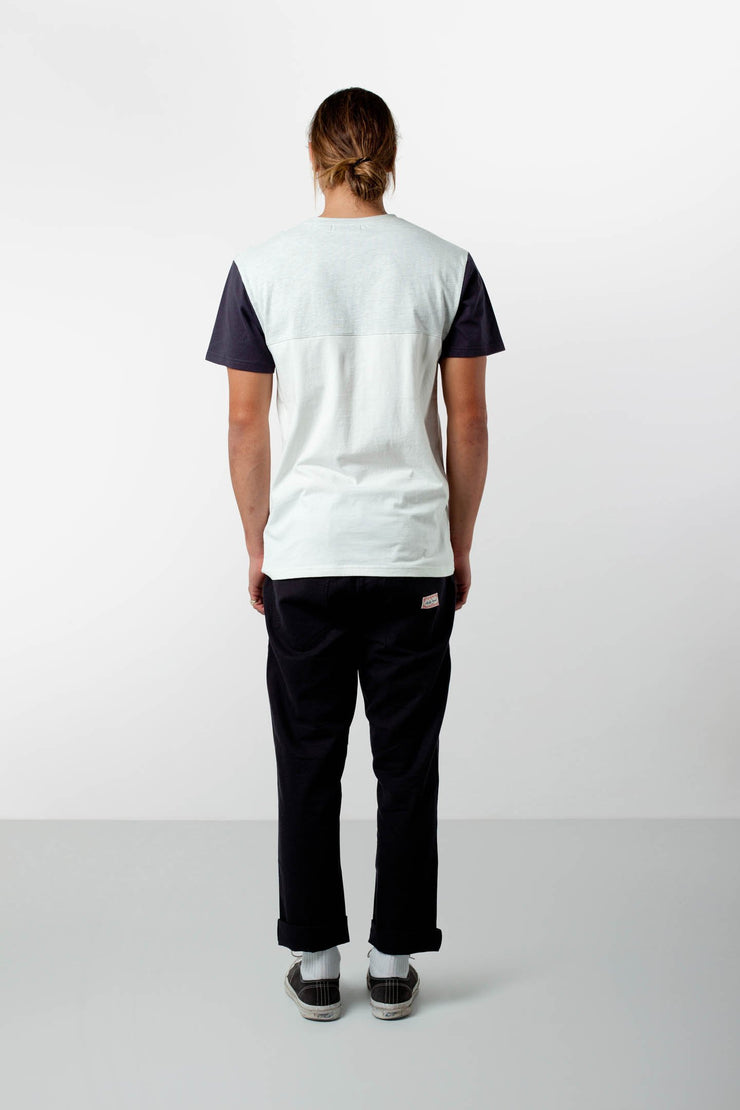 COMMUNE T-SHIRT WHITE / NAVY