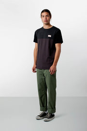 COMMUNE T-SHIRT CHARCOAL / BLACK