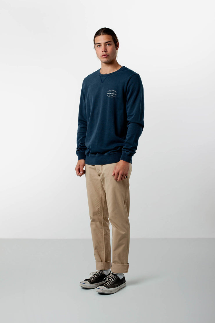 WASHED OUT PULLOVER VINTAGE INDIGO