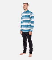 BOSTON STRIPE LS SHIRT BLUE