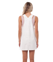 DAYBREAK PINAFORE DRESS NATURAL