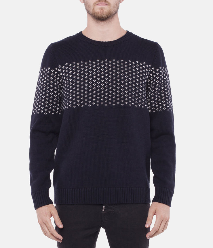 SUFFOLK KNIT -Navy