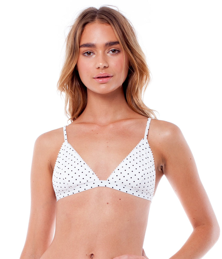 ACAPULCO BRALETTE TOP WHITE