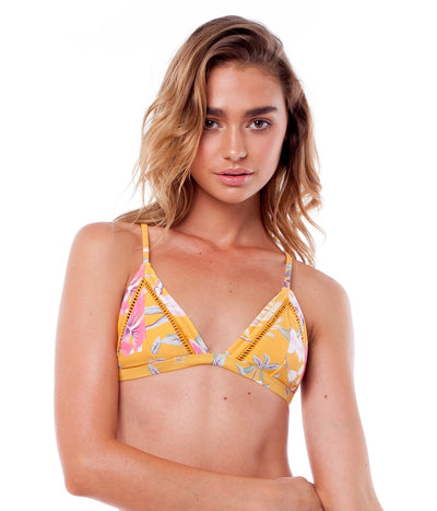 ARUBA BRALETTE TOP MARIGOLD
