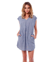 CASTAWAY DRESS NAVY
