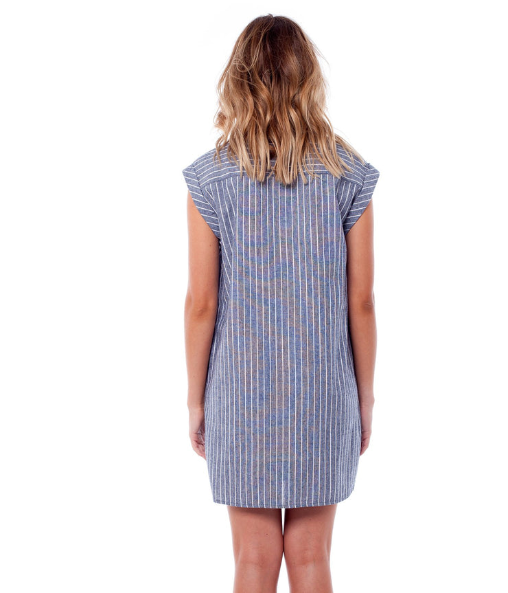 CASTAWAY DRESS NAVY