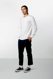 STAMP LS T-SHIRT WHITE