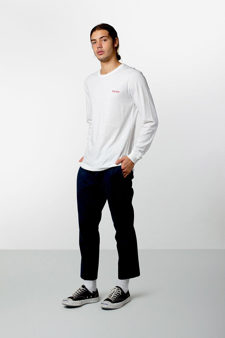 STAMP LS T-SHIRT WHITE