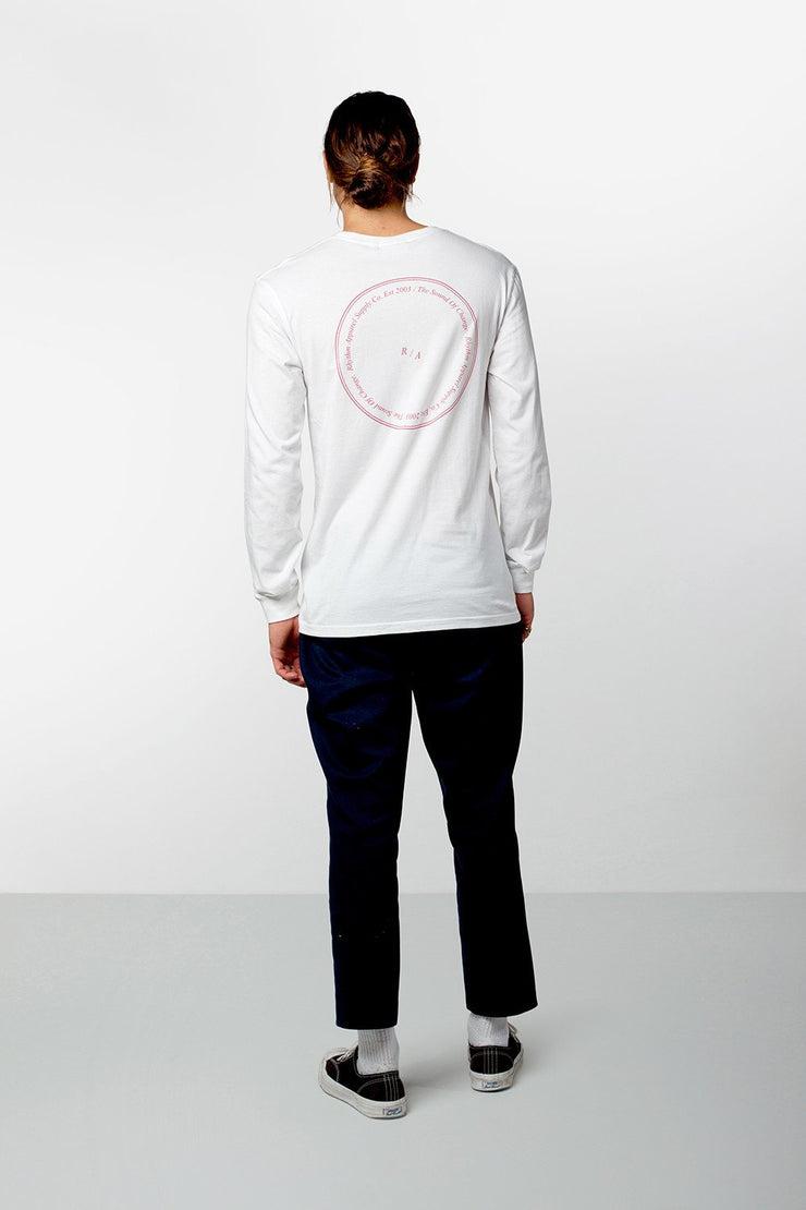 STAMP LS T-SHIRT WHITE