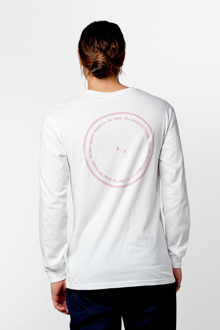 STAMP LS T-SHIRT WHITE