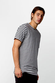 EVERYDAY STRIPE T-SHIRT CLASSIC CHARCOAL