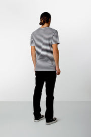 EVERYDAY STRIPE T-SHIRT CLASSIC CHARCOAL