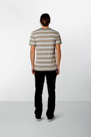 EVERYDAY STRIPE T-SHIRT DUSTED OLIVE