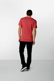FLAG T-SHIRT DUSTED RED