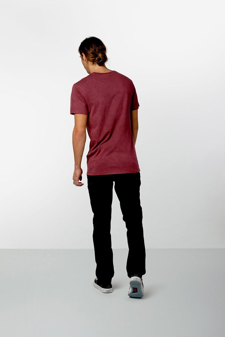 EVERYDAY WASH T-SHIRT DUSTED RED
