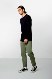 STAMP LS T-SHIRT BLACK