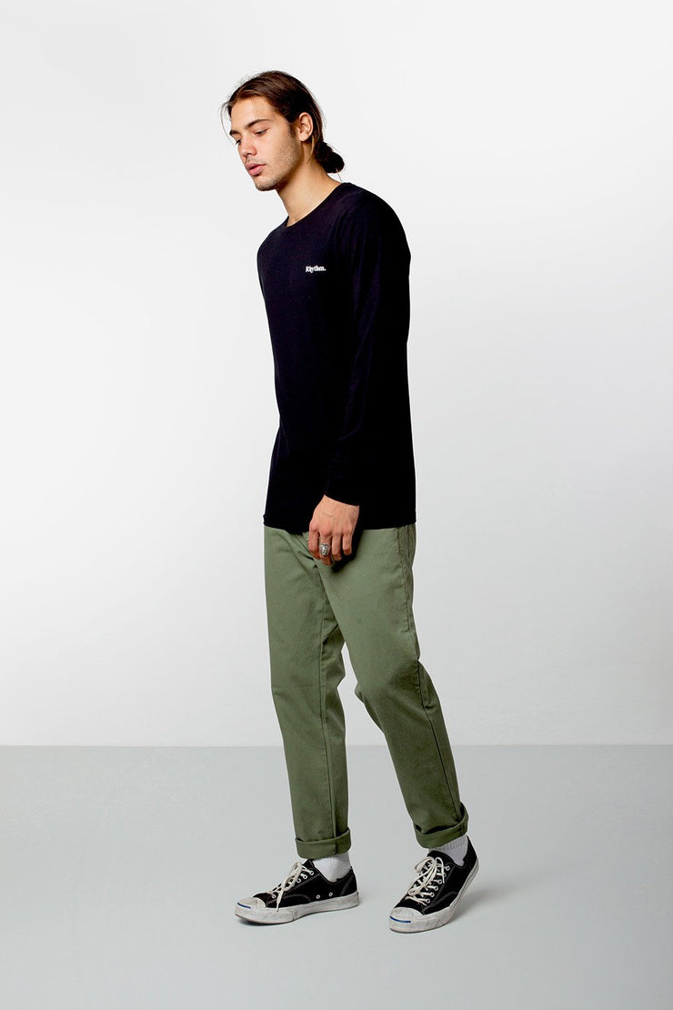 STAMP LS T-SHIRT BLACK