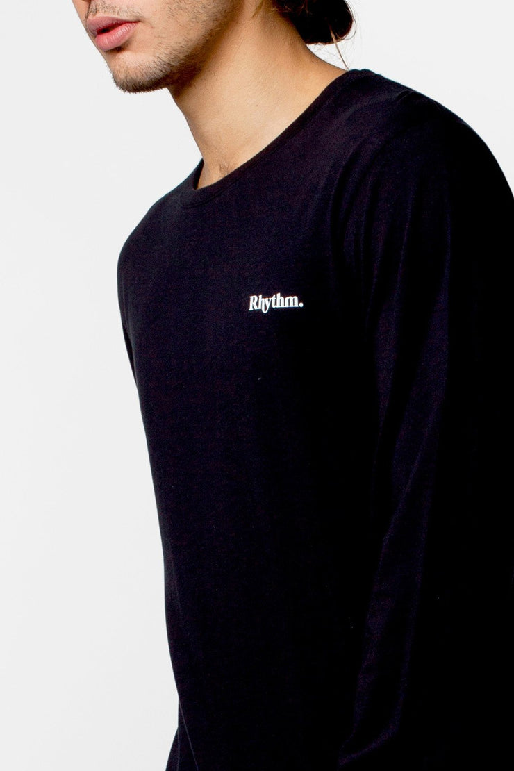STAMP LS T-SHIRT BLACK