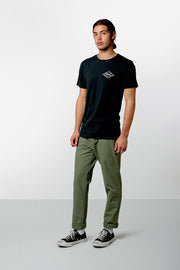 LABEL T-SHIRT BURNT BLACK