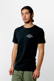 LABEL T-SHIRT BURNT BLACK