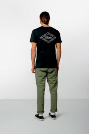 LABEL T-SHIRT BURNT BLACK