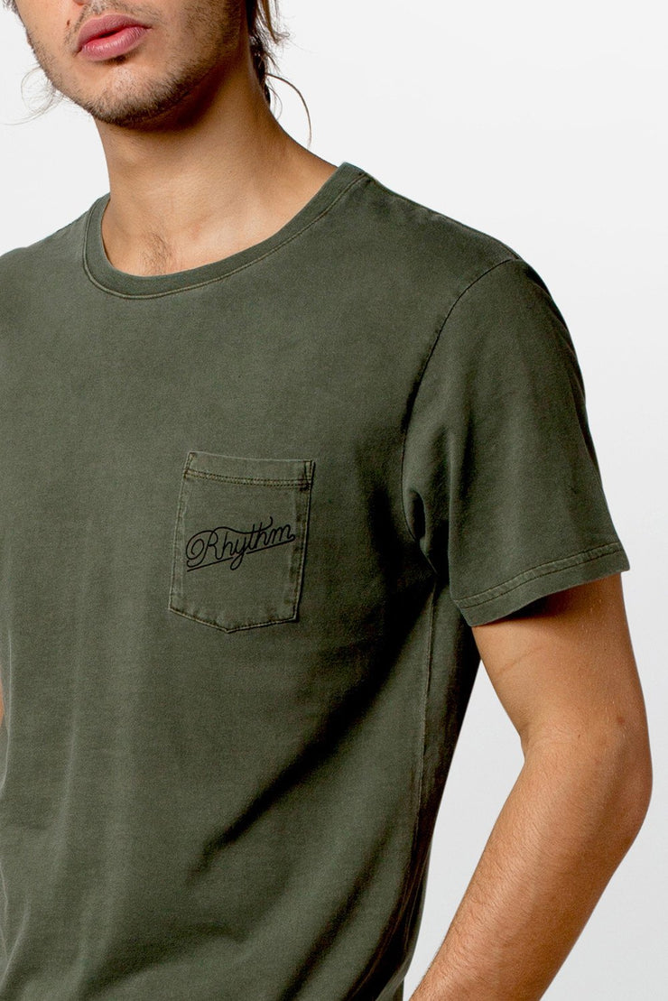 POCKET T-SHIRT DUSTED OLIVE