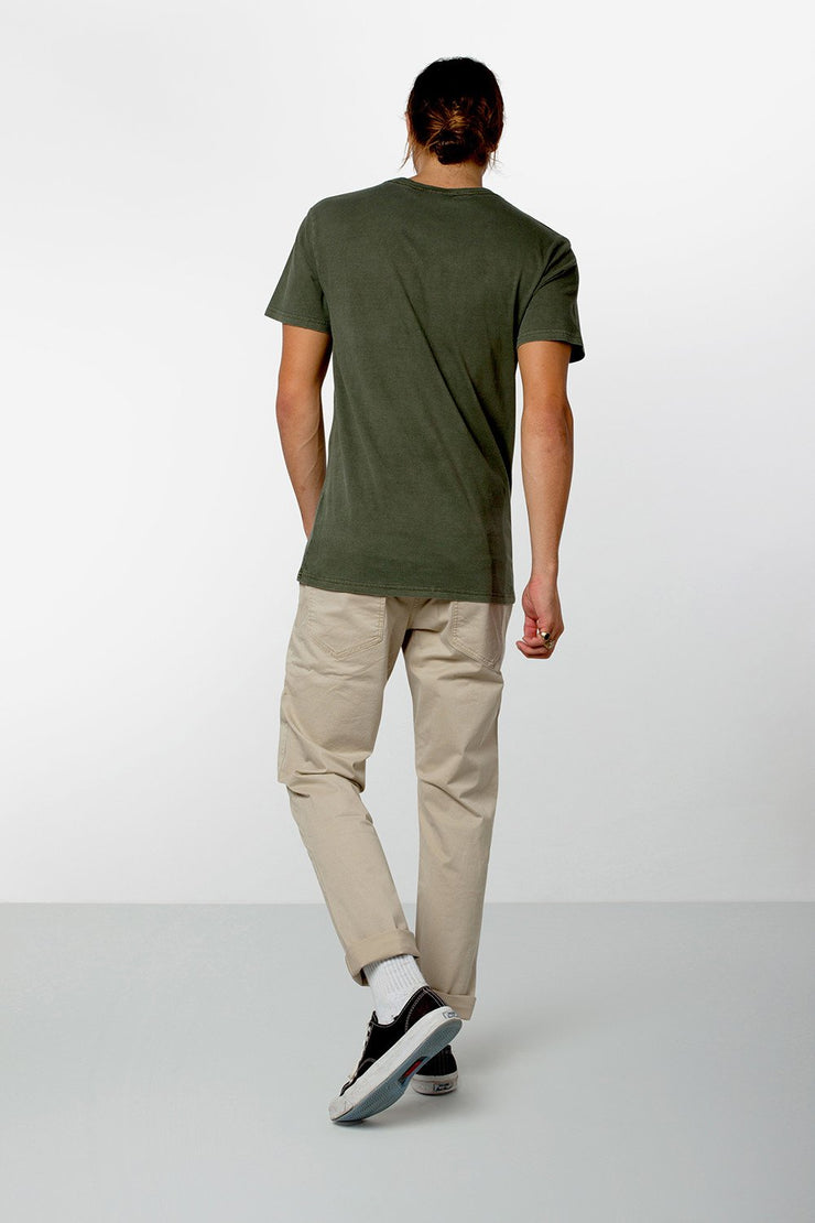 POCKET T-SHIRT DUSTED OLIVE