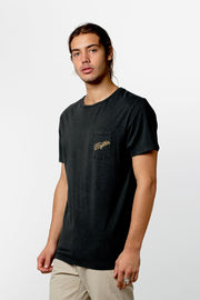 POCKET T-SHIRT BURNT BLACK