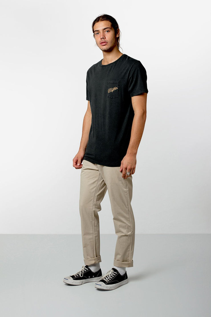 POCKET T-SHIRT BURNT BLACK